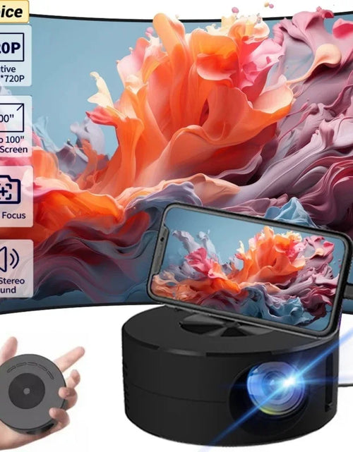 Load image into Gallery viewer, YT200 Smart Projector Auto Focus Android LED HD Projetor Supports Decoding 1080P Videos Home Cinema Outdoor Portable
