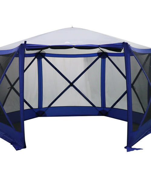 Load image into Gallery viewer, 6 Hub Outdoor Camping 11&#39;X10&#39;X88.5&quot; Screen House, 1 Room, Blue
