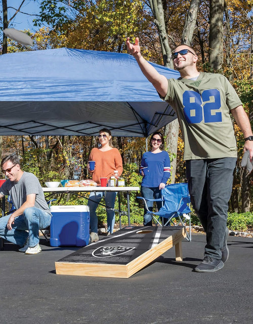 Load image into Gallery viewer, NFL Pro Football 2&#39; X 4&#39; Wood Direct Print Tournament Cornhole Set by , Comes with 8 Bean Bags - Perfect for Tailgate, Outdoor, Backyard
