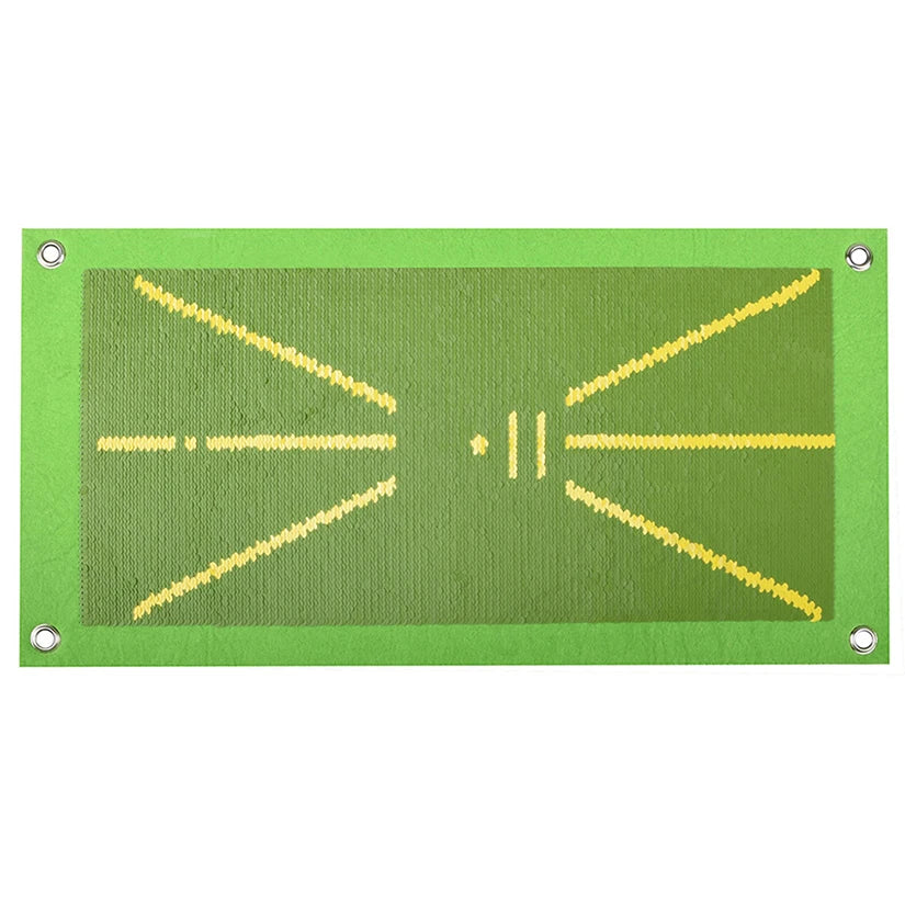 Golf Training Mat for Swing Detection Batting Analysis Swing Path Golf Training Portable Golf Practice Mat for Indoor Outdoor