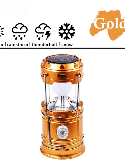 Load image into Gallery viewer, Camping Lamp USB Rechargeable Lantern Camping Light Flashlight Lighting Lantern Lamp Torch Outdoor Camping Light Waterproof
