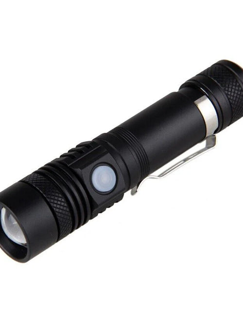 Load image into Gallery viewer, Super Bright 90000LM LED Tactical Flashlight Zoomable with Rechargeable Battery
