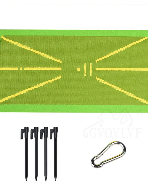 Load image into Gallery viewer, Golf Training Mat for Swing Detection Batting Analysis Swing Path Golf Training Portable Golf Practice Mat for Indoor Outdoor
