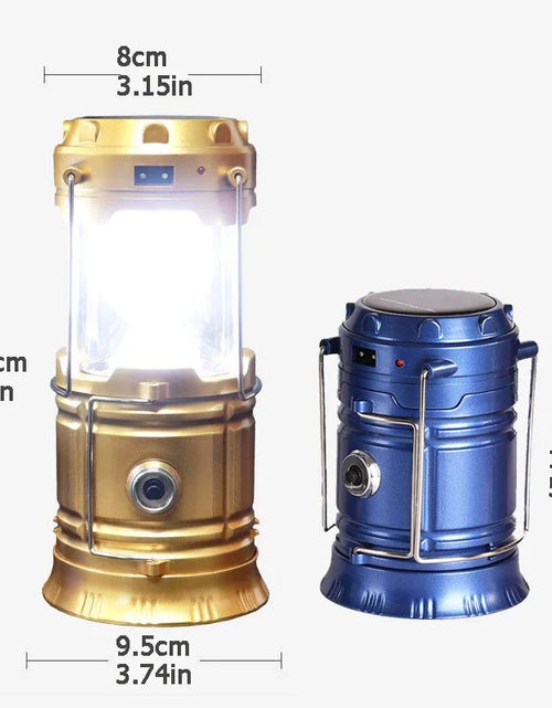 Load image into Gallery viewer, Camping Lamp USB Rechargeable Lantern Camping Light Flashlight Lighting Lantern Lamp Torch Outdoor Camping Light Waterproof
